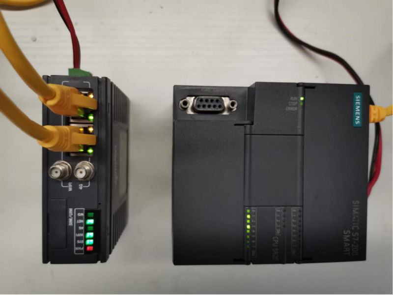 韦德国际1946智通网关连接plc示意图